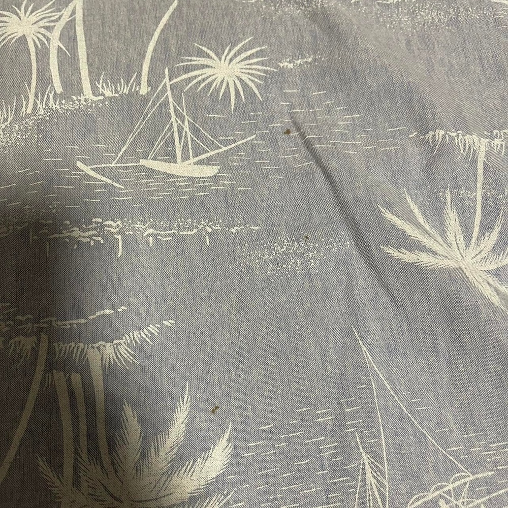 Vintage French Hawaiian shirt,‎ double breasted pockets - Picture 5 of 7